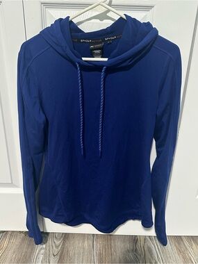 Spyder Active Royal Blue Fleece Hoodie